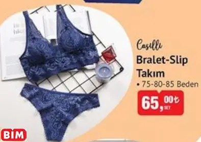 CASİLLİ BRALET-SLİP TAKIM CASİLLİ BRALET-SLİP TAKIM